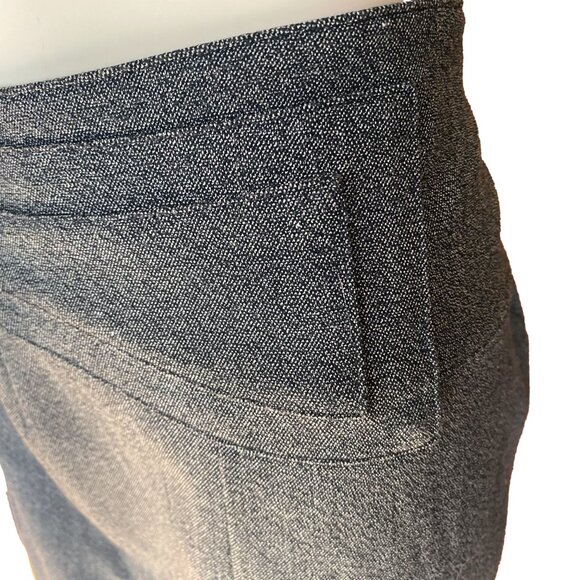 EXPRESS Women's High Waisted Grey Tailored Pencil Houndstooth Skirt S IZE 6 - Picture 4 of 7